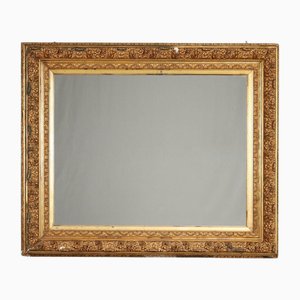 Carved and Gilded Wooden Mirror