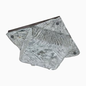 Lampada da soffitto in vetro soffiato, anni '60-'70