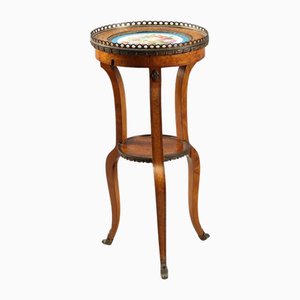 Centre de Table en Loupe de Noyer et d'Érable