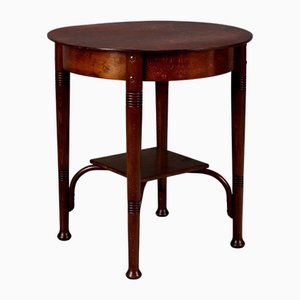 Centre de Table en Hêtre Teinté Noyer