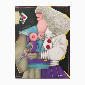 Richard Lindner, Untitled, 1974, Lithograph