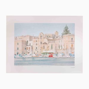 Cattaneo, When the Port is Silent, 1990 Lithograph