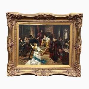 After Carl Becker, Othello and Desdemona Act 1, Canvas, Framed