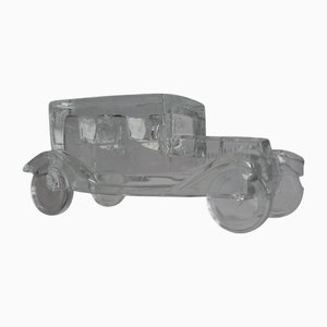 Fermacarte Art Déco vintage in vetro, anni '20