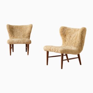 Sessel von Erik Bertil Karlén, Schweden, 1950er, 2er Set