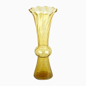 Vaso Art Deco vintage in vetro, Austria, 1920