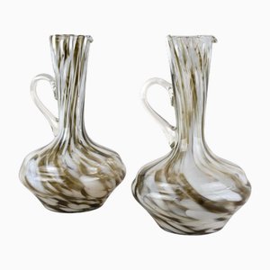 Mid-Century Modern Murano Glass Vases, 1960, Set of 2