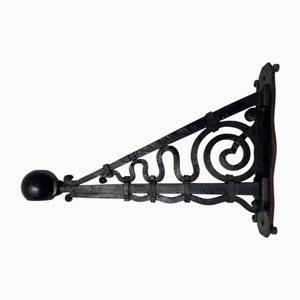 Art Deco Amsterdamse School Wrought Iron Flagstaff, 1920s