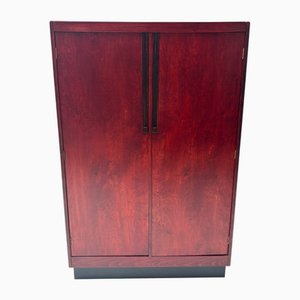 Art Deco Modernist Armoire by A.H. Jansen for L.O.V. Oosterbeek, 1920s