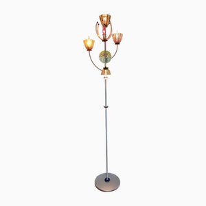 Italienische Glas Stehlampe von Andrea Anastasio