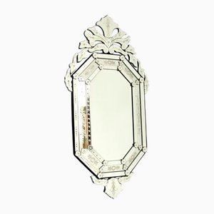 Antique Italian Venetian Murano Glass Mirror, 1920s