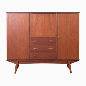 Alacena danesa Mid-Century de teca, años 60