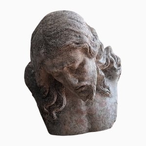 Religiöse Büste aus Gips, 1950er