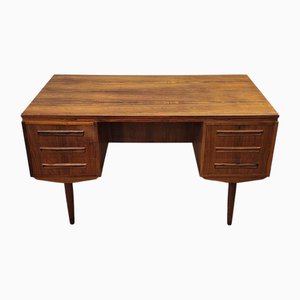 Doppelseitiger Mid-Century Schreibtisch aus Palisander von J. Svenstrup für AP Mobler, Dänemark, 1960er