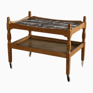 Brutalistischer Dänischer Beistelltisch von Henning Kjærnulf, 1960er