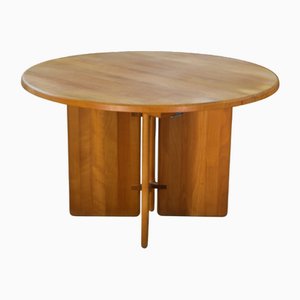 Table Ronde Vintage en Hêtre, 1990s