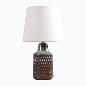 Lampada da tavolo con motivo tattile di Einar Johansen per Søholm Stoneware, anni '60