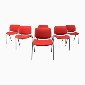Vintage DSC 106 Side Chairs by Giancarlo Piretti for Castelli, 1970s, Set of 6