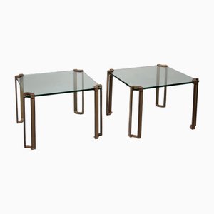 Vintage T24 Side Tables by Peter Ghyczy, 1970s, Set of 2