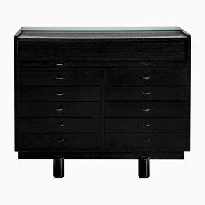 Black Desk by Gianfranco Frattini for Bernini, Italy, 1960s