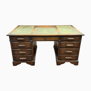 English Chesterfield Desk in Oak