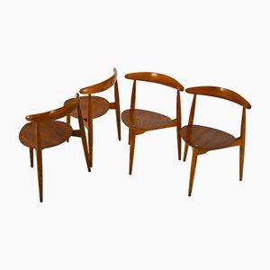 Sillas de comedor CH30 de Hans J. Wegner para Carl Hansen & Son, años 50. Juego de 4