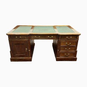 English Chesterfield Desk in Teak