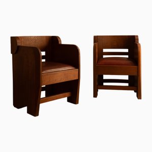 Anthroposophical Armchairs, 1930s, Set of 2