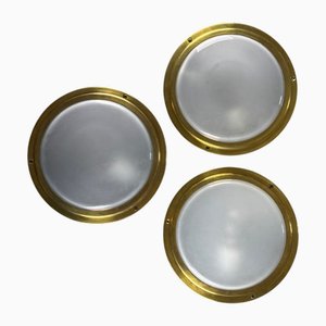 Waggons Wandlampen von Louis Poulsen, 1960er, 3er Set