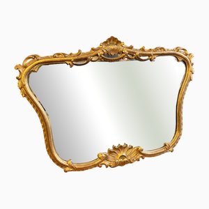 Napoleon III Vergoldeter Holzspiegel