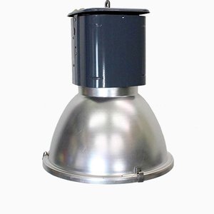 Vintage Grey & Blue Industrial Loft Lamp