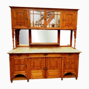 Louis XVI Style Elm Display Cabinet, 19th Century