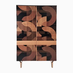 Vintage Kleiderschrank aus Eschenholz, 1960er