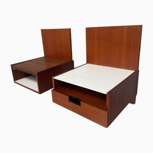 Due pensili EU/NU-11 serie giapponese di Cees Braakman per Pastoe, 1958, set di 2