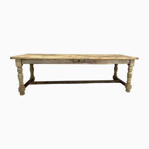 Farmhouse Refectory Table in Oak, 1890s