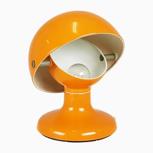 Orangefarbene Jucker Tischlampe aus Metall von Tobia & Afra Scarpa für Flos, 1960er
