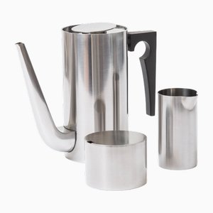 Kaffeeservice von Arne Jacobsen für Stelton, 3er Set