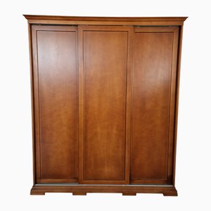 Large Wooden Wardrobe, 1980s