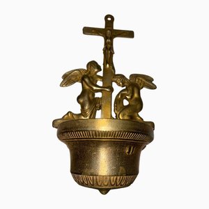 Brass Holy Water Stoup, 1925