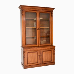 Antique Victorian Breakfront Bookcase, 1840