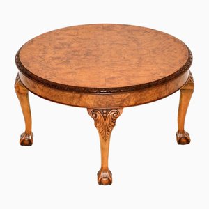 Tavolino da caffè antico in noce, anni '20