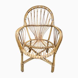 Vintage Sessel aus Rattan, 1960er