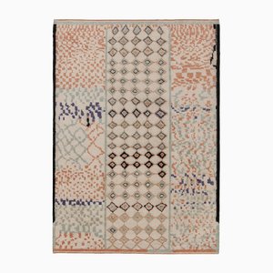 Moroccan-Inspired Rug in Mint Abstract Pattern by Rug&Kilim