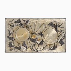 Brutalistische Wandskulptur von Henrik Horst, Dänemark, 1970er