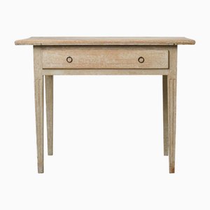 Small Antique Gustavian Country House Side Table, Northern Sweden