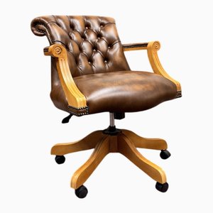 Classic English Chesterfield Office Chair