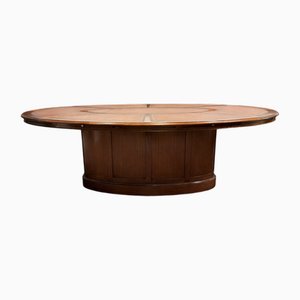 Conference Table with Leather Inlay from Globe Wernicke