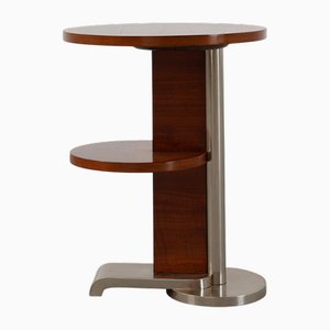Art Deco Modernist Two-Tiered Side Table, France, 1920s