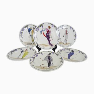 Platos de postre de Villeroy & Boch. Juego de 6