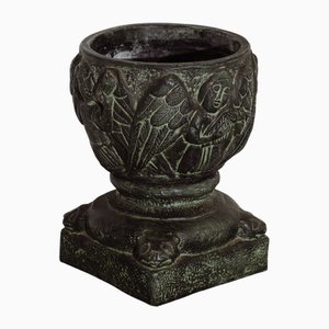 Vintage Ceramic Planter on Stand, 1970s